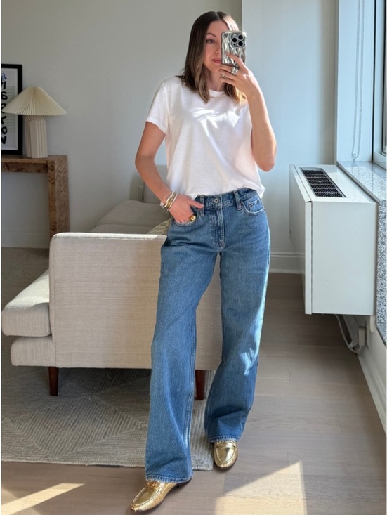 Abercrombie & Fitch Denim - Abercrombie Baggy Mid Rise Jeans